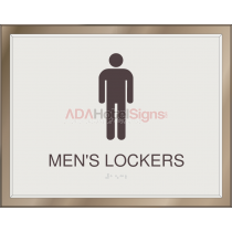 Sheraton - Men's non accessible Locker room (BOH) sign