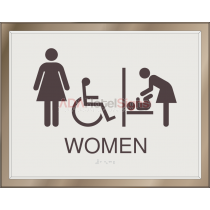 Sheraton - Women's baby changing accessible restroom