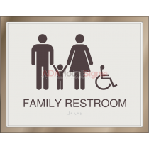 Sheraton - Family Accessible Restroom sign
