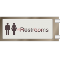 Sheraton - Restroom Flag sign