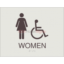 Sheraton - Women's accessible (BOH) sign