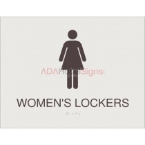 Sheraton - Women's non accessible locker room (BOH) sign