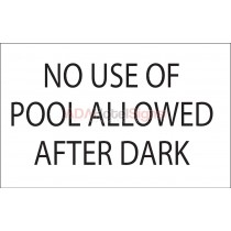 Spindle - No Use of Pool After Dark (CA Compliant)