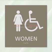 Westin - Women's accessible restroom ID sign