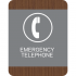 Emergency Telephone sign