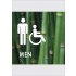 Men Accessible Restroom ID sign