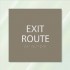 Exit sign for intermediate doors designated as exits that emply into an exit corr. Or passageway