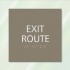 Exit sign for intermediate doors designated as exits that emply into an exit corr. Or passageway