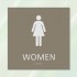 Women's non accessible restroom