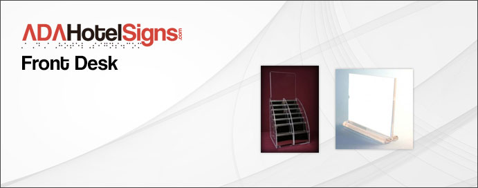 Front Desk Signage Front Desk Signage